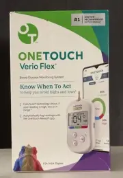OneTouch Verio Flex. Blood Glucose Monitoring System. Exp 06/30/2028 Brand New!
