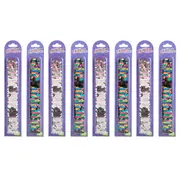 8PK MDI Reversible Sequin Snap Wrist Band Bracelet Magic Kids Accessory ASsorted