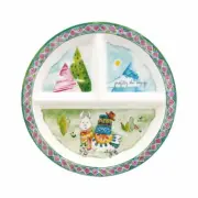 Baby Cie - Profitez Du Voyages "Enjoy Journey" Round Sectioned Plate - 392PDV