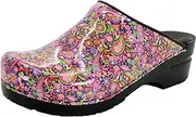 [BJORK Swedish Comfort] Bjork Women's PU Open Back Leather Clogs