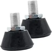 ibasenice 2 Pairs Roller Brake Block Roller Toe Stops Wear-Resistant Roller Skate Stops Roller Skate Supplies Replaceable Skate Stoppers Pro Tools Roller Skating Double Row Stainless Steel