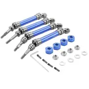 4pcs Metal Drive Shaft CVD for 1/10 Traxxas Slash Rustler Stampede Hoss VXL 4x4 RC Car