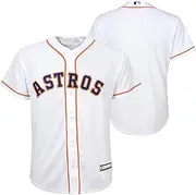 OuterStuff Houston Astros MLB Kids Youth 4-20 White Home Team Jersey