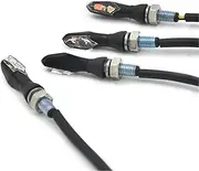 LED Indicator Blinkers Amber Lamp Accessories Motorcycle Turn Signal Light 12V MI&NI Motorcycle General Turn Signal Lamp(4pc)