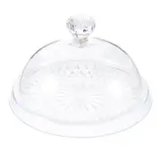 Dessert Holder Storage Plate Turntable Cake Platter with Dome
