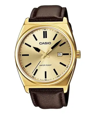CASIO 時計屋 卡西歐指針錶 MTP-1343L-5B/9B 羅馬丁字面 皮革男錶