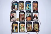 12~Halloween~Vintage~Style~Junk Journal~Linen Cardstock~Gift~Hang~Tags