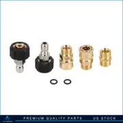 5 Pcs 5000PSI Pressure Washer Adapter Set For Pressure Washers Hose and Guns
