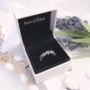 NEW Authentic PANDORA 925 Ale Sparkle Dazzling Daisy CZ Stackable Ring 190934CZ