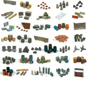 Vallejo Vallejo Scenic Minis Accessories - IDF Set