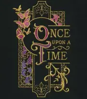 Halloween Wedding Once Upon A Time Beautiful METALLIC Quilt Block Embroidered