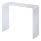 Fox Hill Trading Pure Decor 9" Lucite and Acrylic Console Table in Clear