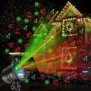 "Christmas Lights Projector Outdoor Waterproof Christmas Laser Lights with Re...