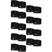 Acoustic Audio AA321B Indoor Mount Black Speakers 3600W 9 Pair Pack AA321B-9Pr
