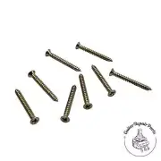 Humbucker Pickup Mounting Ring Screws, Long, #2 x 3/4" Countersunk (8 pcs) -
