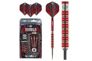 WINMAU 90% Tungsten Alloy Darts Diablo Steel Tip 22g - 25g