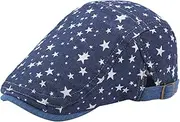 [Opreng] Unisex Newsboy Hat Adjustable Ivy Flat Cap Gatsby Cabbie Driving Hat
