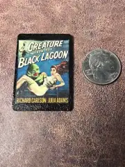 Dollhouse 1:12 Creature From The Black Lagoon Sign Wooden Back