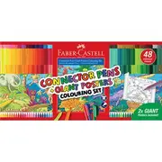 Faber Connector Pens and Giant Poster 50 Piece Pack