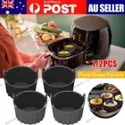 1/2x Air Fryer Egg Poacher Moulds Food Grade Silicon Ramekins for All Air Fryer