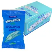 Eucalyptus Drops Sugar Free 50g x 24 Packs Johnsons Australia Soothes Throat