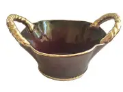 Vintage Crown Devon Basket Bowl