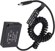 LP‑E17 Full Decoding Dummy Battery DC Power Adapter Type C DC Coupler Power Supply Kit for M3 M5 M6 Digital Camera