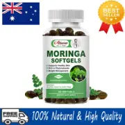 120 Moringa Capsules 1000mg Anti-oxidation,Weight Loss,Pure Nutrient
