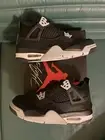 Nike Air Jordan 4 Retro Black Canvas (GS) (2022) - Size 3.5 - New -DV0553-006