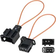 Mellbree 2Pcs Fiber Optic Loop, Female and Male Fiber Optic Bypass Loop Adapter Connector Diagnostic Device Tool Compatible for Benz Audi Mercedes BMW VW Porsche Most Optical System