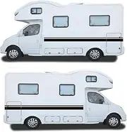 10m Car Stickers Stripes Graphics， for Motorhome Horsebox Caravan RV Camper Van Body Line Decor Vinyl Decals Accessories ﻿，Car Stickers