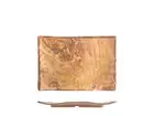 Dish IN Melamine Rectangular Decorum Wood Cm14x20, 5 H&h