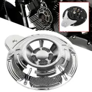 110dB Chrome CNC Horn Speaker Cover For Harley Big Twin Touring Electra Glide