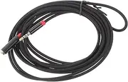KOMBIUDA 3M Headphone Extension Cable Male to Female Audio Cable Braided Design for Mic Support Lightweight Portable Compatible with Mixers Amplifiers and Cameras