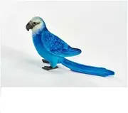 Spix's Macaw Plush Soft Toy Parakeet by Hansa 27cm. 6790 by Hansa