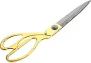 TEHAUX 1pc Stainless Steel Scissors Fabric Scissors Sewing Scissors Heavy Duty Shears Gilded Scissors Cloth Cutting Scissors Heavy Duty Golden