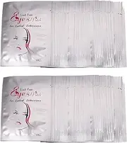 100 Pairs Eyelash Extension Under Gel Eye Pads Non-Woven Patches Make-Up