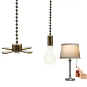 Ceiling Fan Light Bulb Pull Chain Beaded Ball Extension Connector Decor
