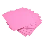 8 Pack 9.84 x 9.84" 3mm Thickness EVA Foam Sheets for Arts Pink