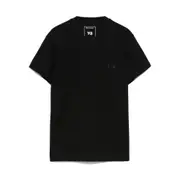[Y-3] Y-3 Logo-embroidered Short-sleeve T-shirt M BLACK