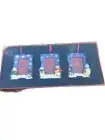 Holiday Home Collection Of Three Picture Frames Christmas Snowmen Decor