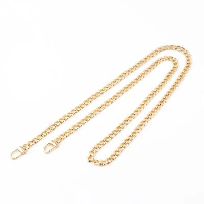 Gold Purse Chain Strap 47.2 Inch Replacement Bag Chain Strap Metal Braided Ch...