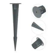 4 Pcs Outdoor Ground Stakes Solar Torch Lights Spikes Holder