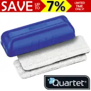 Quartet Magnetic Whiteboard Eraser Rubber Ergonomic Refillable Pads Chalkboard