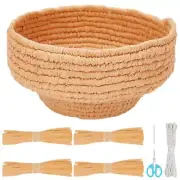 Coiled Basket Kit Basket Weaving Craft DIY Macrame Basket Kit Macrame Kit for...