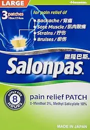 [Salonpas] Pain Relief Patch Large 10cm x 14cm 3 Pack