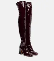 [Chloe] Chloé Janis 80 over-the-knee boots AU 10 red