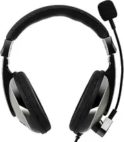 ST-2688 Wired Head-Mounted Headset with Omnidirectional Microphone 40mm Speaker Unit Soundproof S e Earmuff Grey Grey One Size