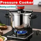 Upgrade Stainless Steel Pressure Cooker Canner Uncoated Cooking Pot Safe