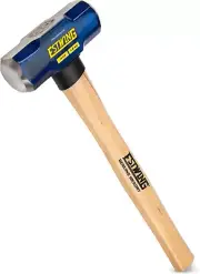 4-Pound Hard Face Sledge Hammer for Demolition/Stake Driving, 50-55 HRC, 16-Inch